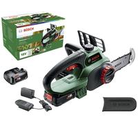 Bosch Home and Garden UniversalChain 18 sans fil Tronçonneuse avec batterie, avec étrier de protection Longueur de lame 200 mm
