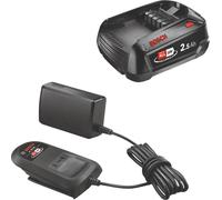 BOSCH Home & Garden 1600A02625 BOSCH Home & Garden Werkzeugakkus mit Ladegerät Starter-Set 18V Alliance Li-Ion 1x 2,5 Ah