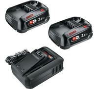 BOSCH Home & Garden 1600A031T5 BOSCH Home & Garden Batteries d'outils avec chargeur Kit de démarrage 18V Li-Ion 2x 2,5 Ah