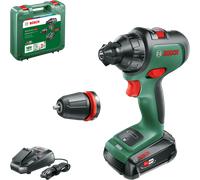 Bosch AdvancedDrill 18 1350 tr/min Sans clé 1 kg Noir, Vert