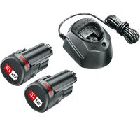 Bosch Kit de démarrage 12V 1600A01L3E – 2 batteries 1,5 Ah et chargeur GAL 1210 CV