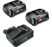 Bosch Home & Garden Starter Set 18V - Batterie avec Chargeur - 2 x 2,5Ah