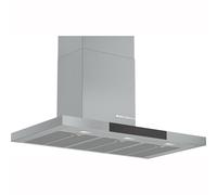 Bosch DWB97JP50 Hotte murale Série 6, 1 moteur, 5 vitesses d'aspiration, 90 cm, Inox