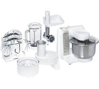 Bosch Household MUM4880 Robot de cuisine avec accessoires, 600 W, capacité 3,9 litres, couleur White & Stainless Steel