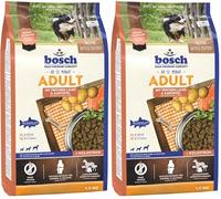 Bosch HPC Adult au Saumon Frais et aux Pommes de Terre - Aliments secs pour Chiens Adultes de Toutes Races - 1 x 3 kg (Lot de 2)