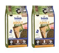 Bosch HPC Adult avec de la volaille fraîche et du Millet - Aliments secs pour Chiens Adultes de Toutes Races, 1 kg (Lot de 2)