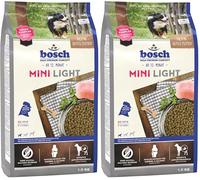 Bosch HPC Mini Light - Aliments secs pour Chiens de Petite Race en surpoids (jusqu'à 15 kg) - 1 x 1 kg (Lot de 2)