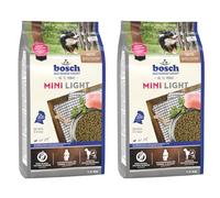Bosch HPC Mini Light - Aliments secs pour Chiens de Petite Race en surpoids (jusqu'à 15 kg) - 1 x 2,5 kg (Lot de 2)