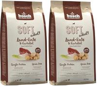 Bosch HPC Soft Canard et Pomme de Terre - Croquettes Semi-humides pour Chiens Adultes de Toutes Races - Monoprotéines - sans céréales - 1 x 1 kg (Lot de 2)