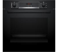 Bosch Four HQA574BB3 71 L 8 fonctions Vapeur 3D Pyrolytique Noir A+ 60 cm