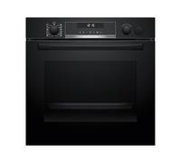 Bosch HRG578CB7 Série 6 Four intelligent encastrable avec support vapeur 60 x 60 cm, fabriqué en Allemagne, pyrolyse, thermomètre à rôtir, fonction Air Fry, fonction air chaud 3D, fermeture