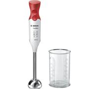 Bosch Immersion Blender MSM64110 450W 2 Vitesses Turbo Blanc et Rouge