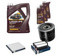 BOSCH Inspection Set 8L MANNOL LONGLIFE 504/507 5W-30 Pour Hyundai IX35 LM 2.0