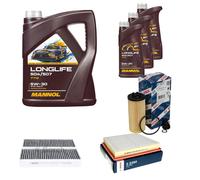 BOSCH Inspection Set 8L MANNOL LONGLIFE 504/507 5W-30 Pour MINI Mini F56 One