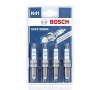 BOSCH - Lot de 4 bougies d'allumage 0 242 129 804 n°41 - Réf. 242129804