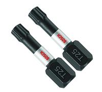Bosch Itdet Impact résistant Torx # 25 Power/double embout Bits, ITT25102 0 wattsW, 0 voltsV