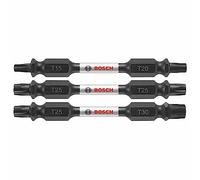 Bosch Itdetv2503 3 PC. Impact résistant 2,5 pouces en. Torx double embout Ensemble de mèches