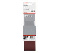 BOSCH Jeu de 3 bandes abrasives X440 100 x 560 mm, 60 ; 80 ; 100 2608606128