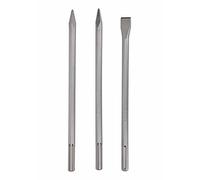 BOSCH Jeu de burins SDS max, 3 pcs : 2 pointus 400m, 1 plat 400m 2607017517