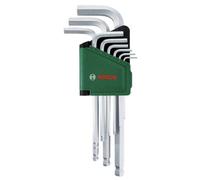BOSCH Jeu de clés hexagonales, 9 pièces 1600A02BX9