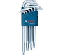 Bosch Professional – Set de 9 clés coudées Torx (10,0–50,0 mm)