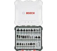 BOSCH Jeu de fraises à rainer, queue de 6 mm, 30 pièces 2607017474