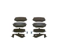 BOSCH Jeu de garnitures de frein, frein à disque 0986424658 Compatible avec: PEUGEOT 406 Coupe
