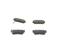 Bosch Plaquettes de frein BP604 – Essieu avant – ECE-R90 – 1 jeu de 4 plaquettes