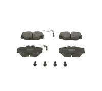 Bosch Plaquettes de frein avant BP748 - ECE‑R90, sans cuivre - Jeu de 4 avec accessoires