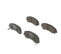 Bosch – Jeu de 4 plaquettes de frein 0 986 494 821 – Essieu avant, indicateur d'usure