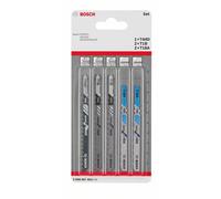 BOSCH Jeu de lames de scie pour scie oscillante (tige à double came) 5 pièces 2608667853