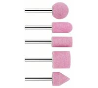 BOSCH Jeu de meules, 5 pièces Tige de mandrin 6 mm ; grain 60 ; 25 ; 15 ; 15 ; 25 ; 20 x 24 ; 30 ; 30 ; 25 ; 25mm 1609200286