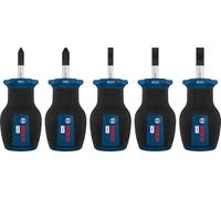 Bosch Jeu de tournevis courts PRO PH/SL, 5 pièces | 131 x 130 mm,