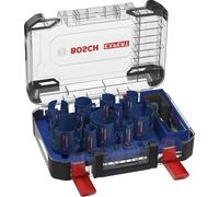 BOSCH Jeu de trous EXPERT Construction Material Power Change Plus, 20 ; 22 ; 25 ; 32 ; 35 ; 40 ; 44 ; 51 ; 60 ; 68 ; 76 x 60 mm, 15 pièces 2608901950