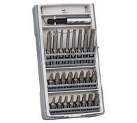 Bosch Accessories 25 pièces Coffrets d'embouts de vissage Extra Hard (PH, PZ, T-Bit, Accessoires Perforateurs et Visseuses) Gris