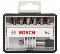 BOSCH jeu d'embouts de tournevis (12+1) Robust Line, M Extra-Hart 25 mm, jeu (12+1) pièces 2607002564