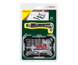 Bosch Jeu d'embouts de tournevis Bosch avec cliquet, 26 pièces Quantité:1