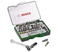 Bosch Jeu D'embouts De Vissage Avec Clé À Cliquet - 27 Pièces