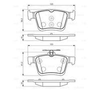 Bosch Jeu Plaquettes 0986494659
