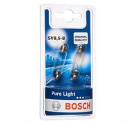 Bosch K10W (Sof. 10W) Pure Light lampes auto - 12 V 10 W SV8,5-8 41 mm - 2 ampoules