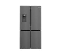 Bosch KFI96AXEA Série 6 - Réfrigérateur intelligent à porte française - 183 x 90,5 cm - Réfrigérateur 375 l + congélateur 199 l - NoFrost - Distributeur de glace et d'eau - VitaFresh XXL 0º