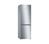 Bosch Serie 2 KGN36NLEA réfrigérateur-congélateur Pose libre 305 L E Acier inoxydable