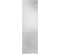 Bosch KGN392LAG Série 4, Réfrigérateur combiné de libre installation, Total No Frost, VitaFresh XXL: Espace extra-large pour vos aliments frais, PerfectFit, Lumière LED, Acier, 203 x 60 cm