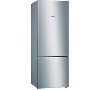 BOSCH KGV58VLEAS - Réfrigérateur combiné - 500 L (376 L + 124 L) - Froid low frost grande capacité- L 70 x H 191 cm - Inox