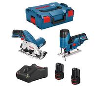 BOSCH Kit 12V B12GKSGST2bat3a-40 (GKS 12V-26 + GST 12V-70 + 2 x 3,0 Ah + GAL12V-40 + L-Boxx 136)
