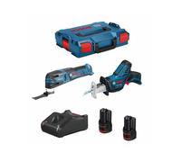 BOSCH Kit 12V B12GSAGOP2bat3a-40 (GSA 12V-14 + GOP 12V-28 + 2 x 3,0 Ah + GAL12V-40 + L-Boxx 102)