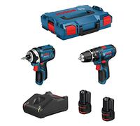 BOSCH Kit 12V B12GSBGDR2bat3a-40 (GSB 12V-15 + GDR 12V-10 + 2 x 3,0 Ah + GAL12V-40 + L-Boxx 102)