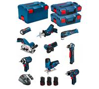 BOSCH Kit 12V BMK9-28BD3 (GSR 12V-15+GDR 12V-105+GKS 12V-26+GWS 12V-76+GST 12V-70+GOP 12V-28+GSA 12V-14+GWB 12V-10+GLI 12V-80)