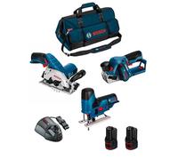 BOSCH Kit 12V BMKB3-28AD2 (GKS 12V-26 + GST 12V-70 + GHO 12V-20 + 2 x 2,0 Ah + GAL1230CV + HDBAG)