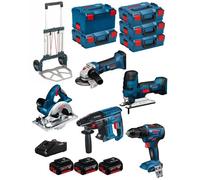 BOSCH Kit 18V BK501 (GST 18V-LIS+GKS 18V-LI+GBH 18V-21+GWS 18-125V-LI+GSR 18V-55+ 3x4,0Ah+GAL18V-40+4xL-Boxx136+L-Boxx238+Caddy)